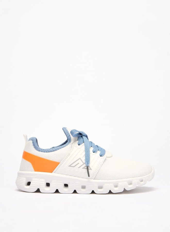 Oaklan by Shoexpress Girl's Colourblock Sports Shoes with Lace-Up Closure  - Image 3