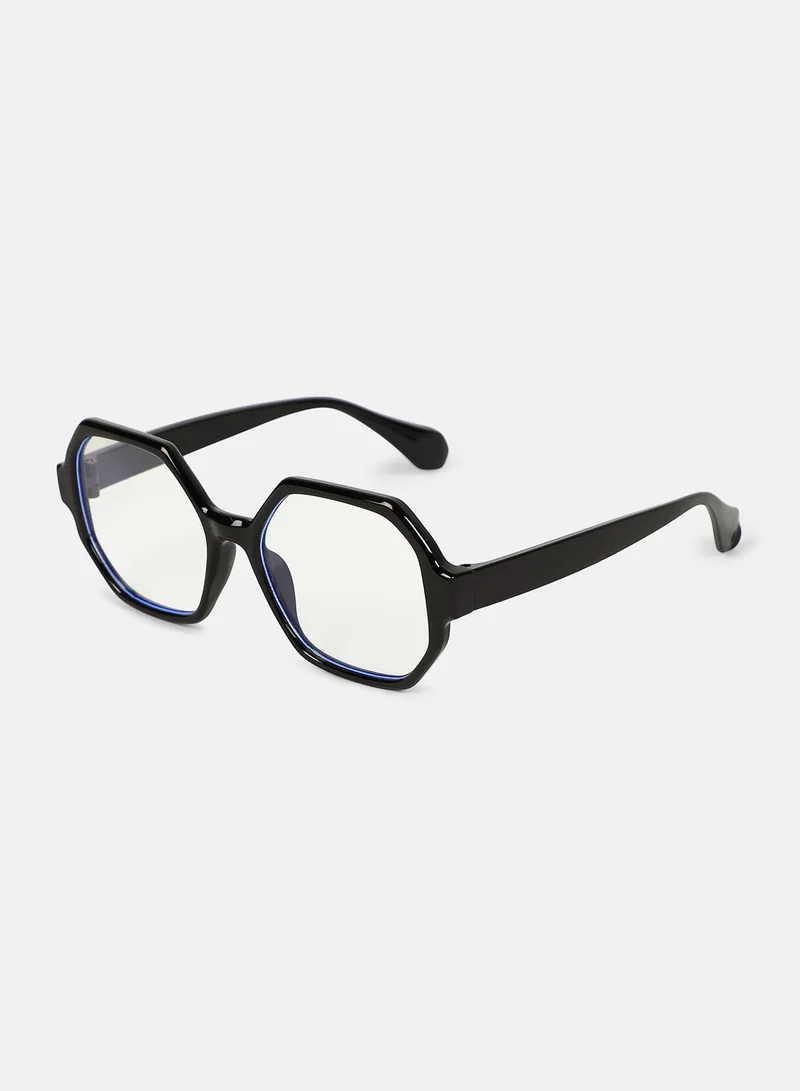 Haute Sauce Polarized Full Rim Geometric Sunglasses For Women