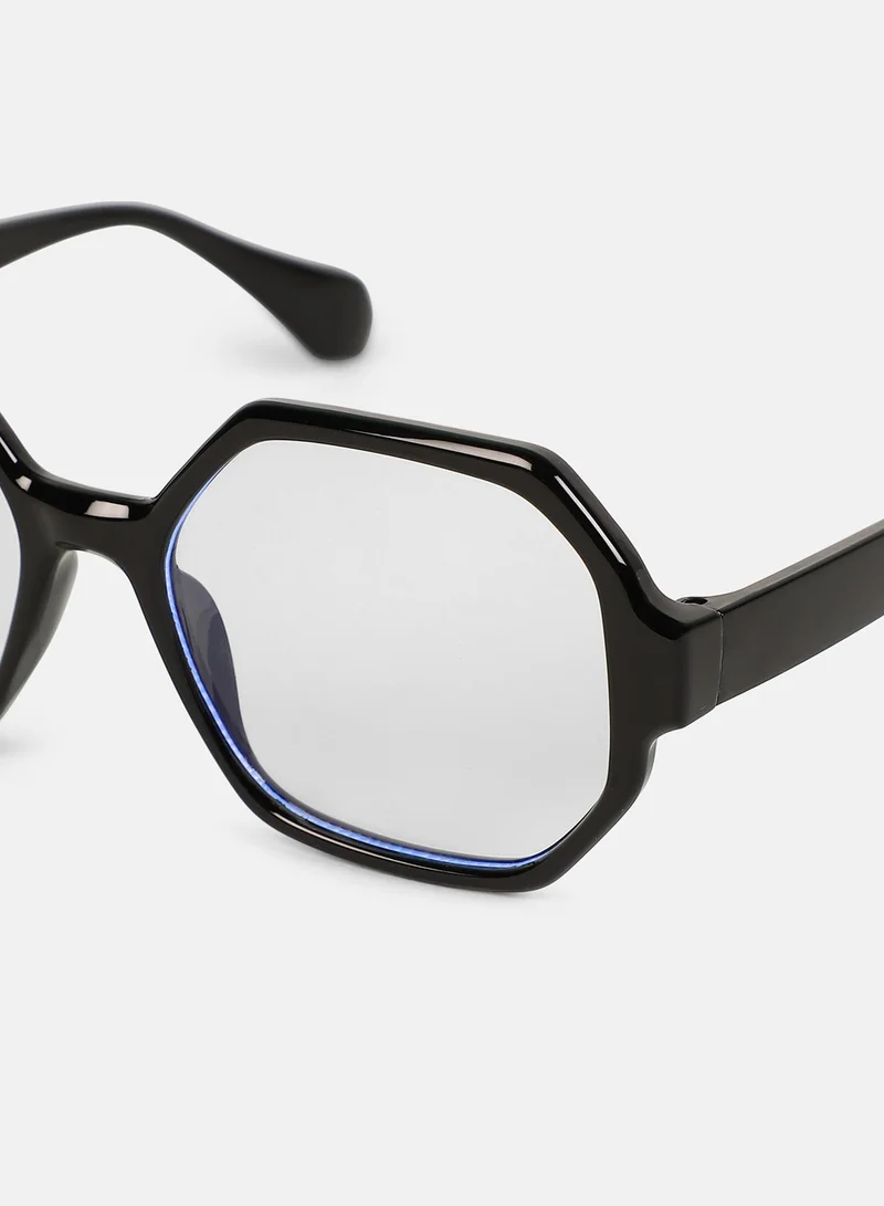 Haute Sauce Polarized Full Rim Geometric Sunglasses For Women