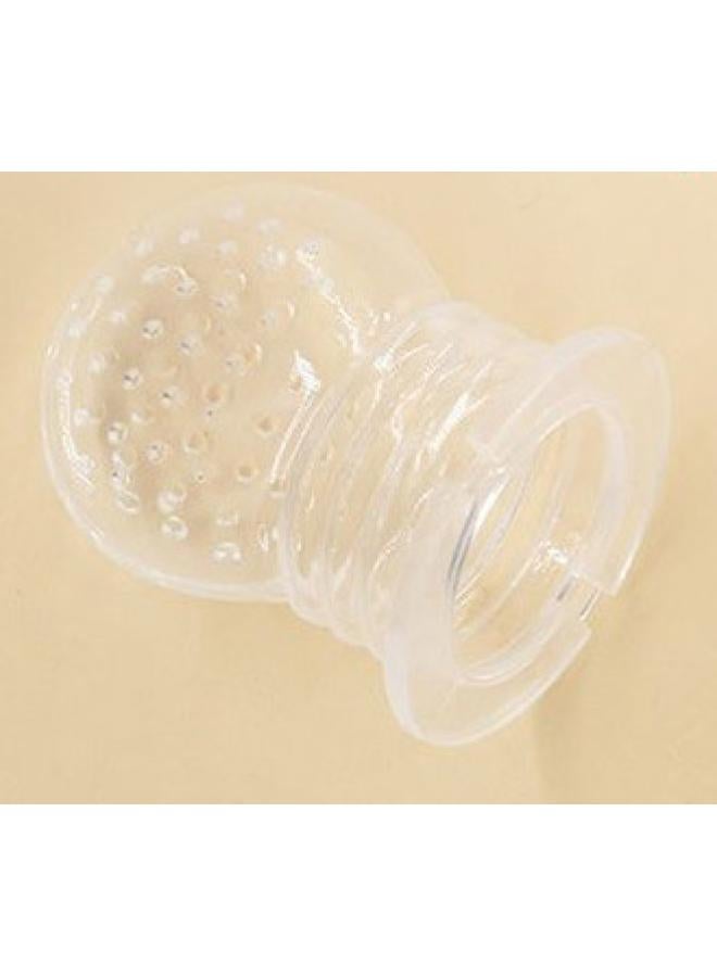 Jiexi Baby Four-leaf Clover Bite Music Fruit And Vegetable Music Fruit Food Supplement Tool Baby Food Bite Bag Silicone Teether