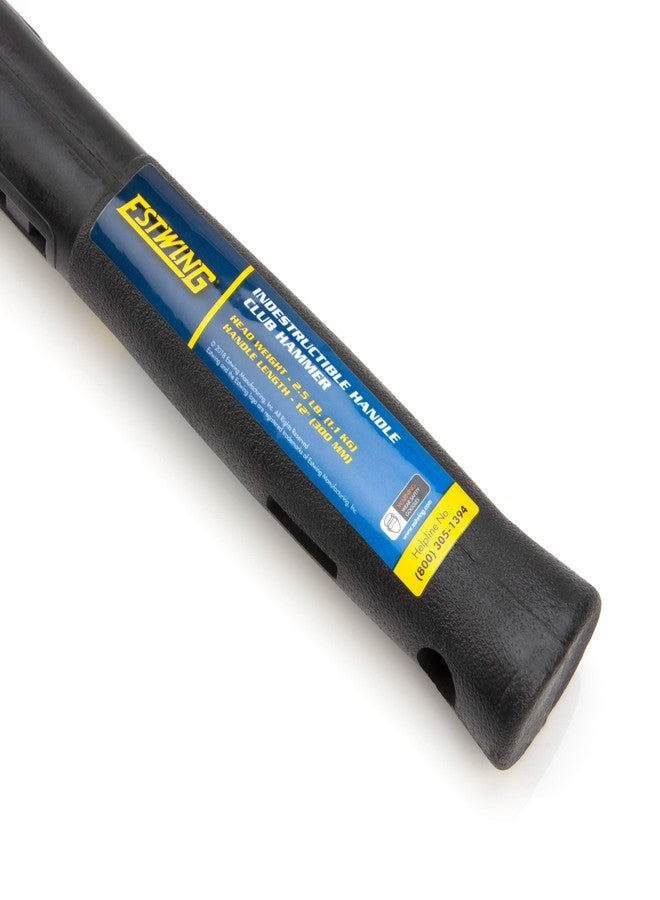 إستوينج مطرقة ثقيلة Estwing 2.5 رطل للهدم/دق الأوتاد، 50-55 HRC، رأس مقفل، مقبض غير قابل للتدمير 12 بوصة - Image 4