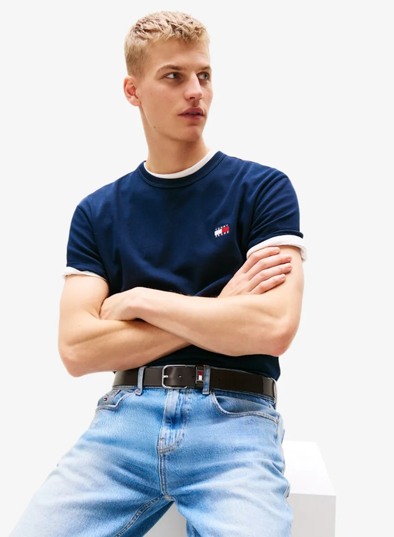TOMMY JEANS  Tommy Badge Jersey T-Shirt for Men | Best Price UAE