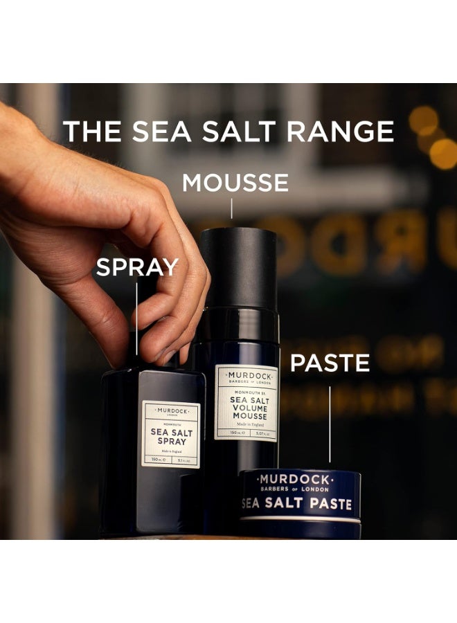 Murdock London Sea Salt Volume Hair Mousse for Men – Adds Natural Volume & Hold for Fine or Thinning Hair – Non-Sticky, Matte Finish Mousse for Hair Styling – Vegan Formula (5.07 fl. oz.) - Image 5