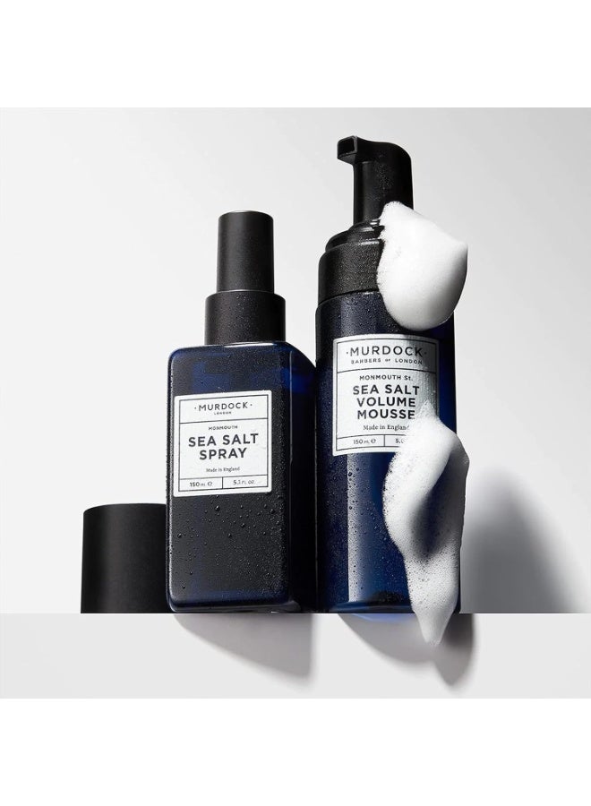 Murdock London Sea Salt Volume Hair Mousse for Men – Adds Natural Volume & Hold for Fine or Thinning Hair – Non-Sticky, Matte Finish Mousse for Hair Styling – Vegan Formula (5.07 fl. oz.) - Image 4