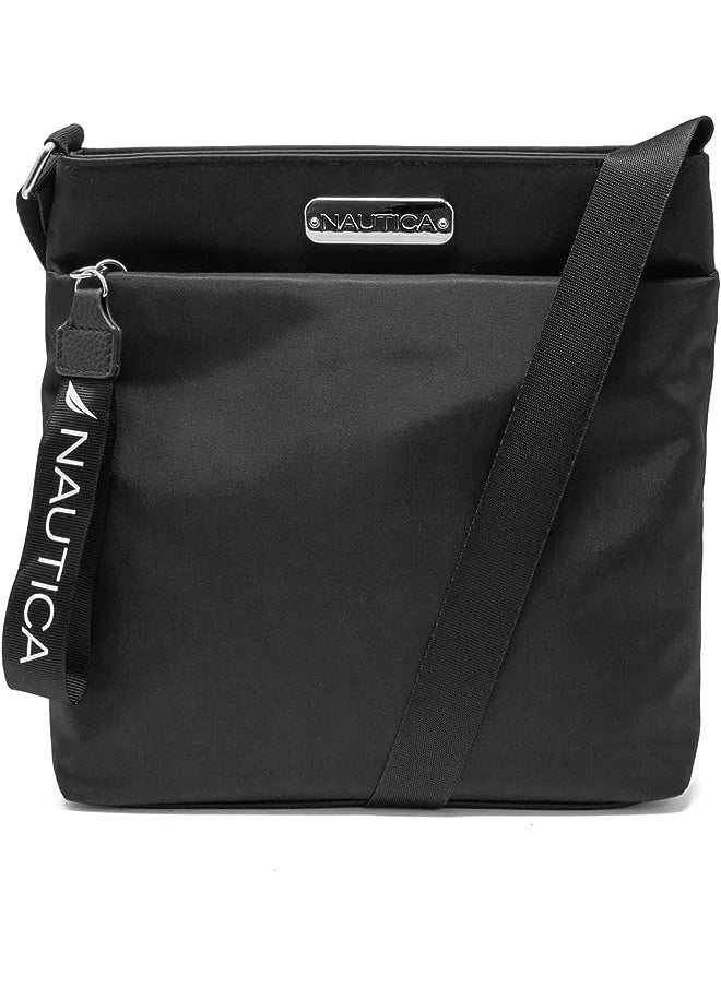 NAUTICA womens Diver Nylon Small Womens Crossbody Bag Purse With Adjustable Shoulder Strap Cross Body  - Image 1