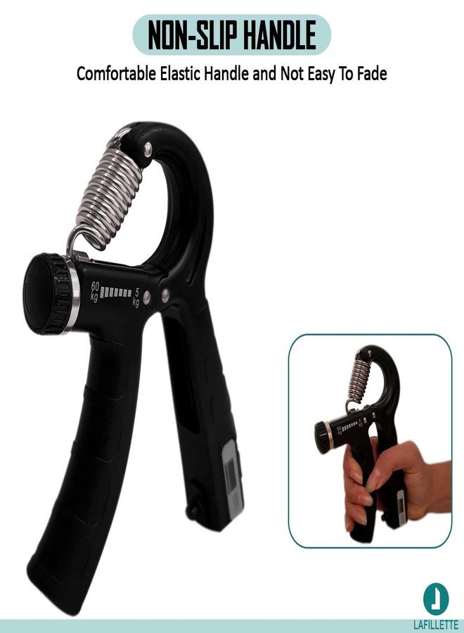 LAFILLETTE Adjustable 10 to 40 Kg Hand Exerciser Grip Strengthener - Image 5