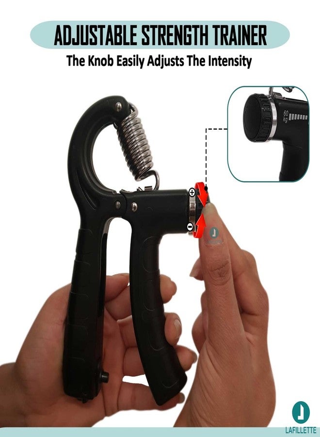 LAFILLETTE Adjustable 10 to 40 Kg Hand Exerciser Grip Strengthener - Image 4