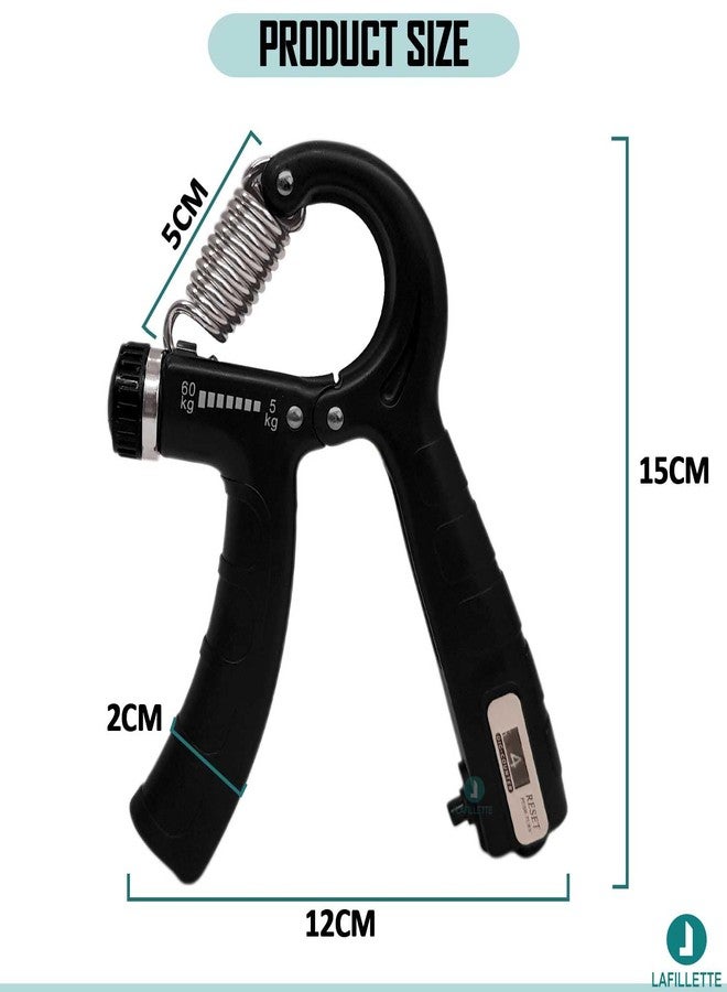 LAFILLETTE Adjustable 10 to 40 Kg Hand Exerciser Grip Strengthener - Image 2