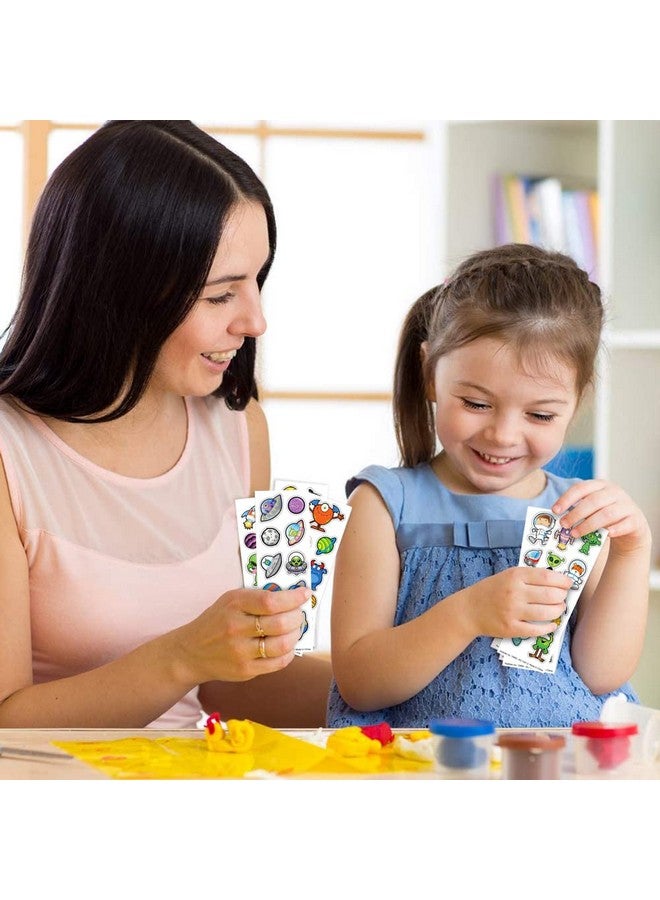 ArtCreativity Alien Stickers Assortment, 100 Sticker Sheets with Over 1000 Space Stickers for Kids, Unique Arts and Crafts Supplies, Outer Space Birthday Party Favors, Galaxy Goodie Bag Fillers - Image 5