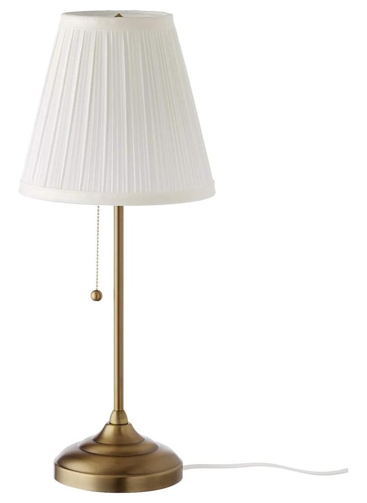 ARSTID - Table Lamp White/Gold 55cm - Image 1