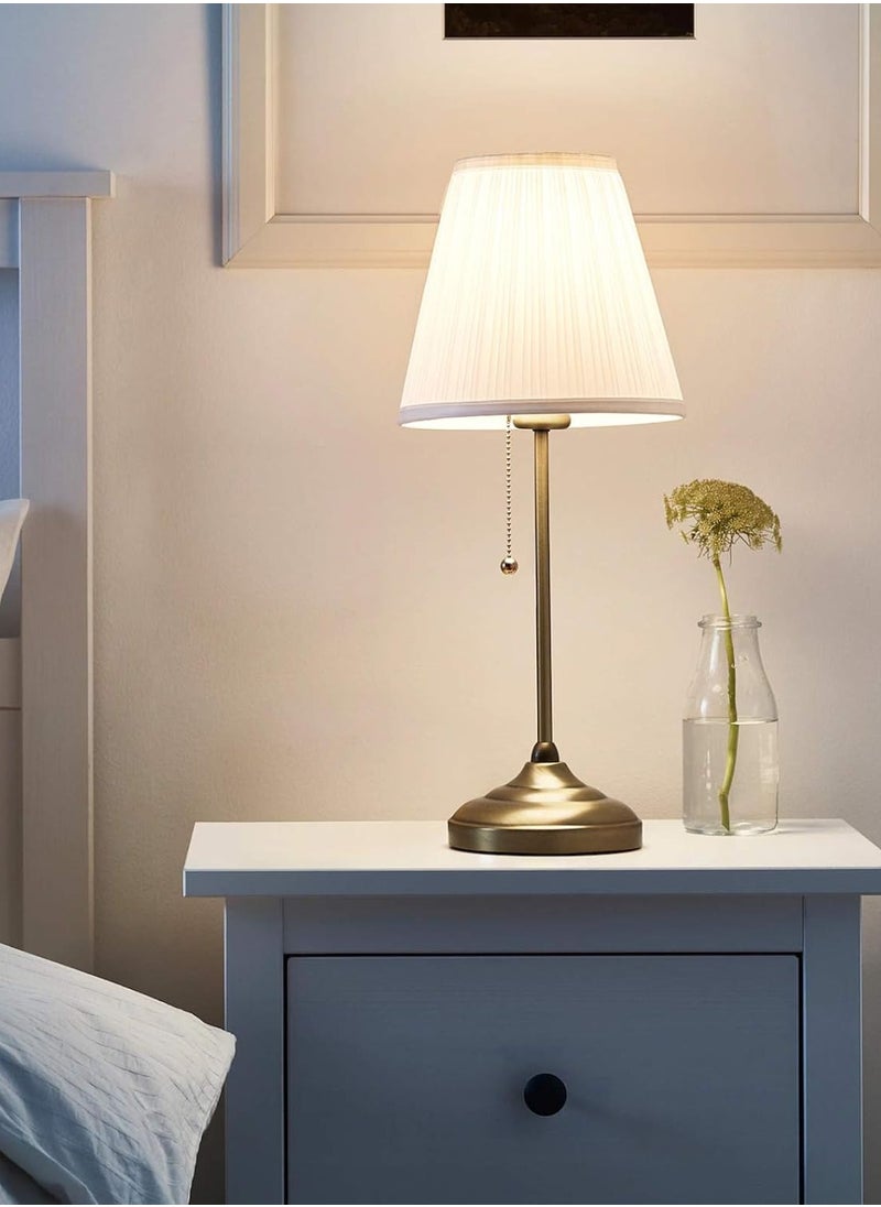 ARSTID - Table Lamp White/Gold 55cm - Image 1