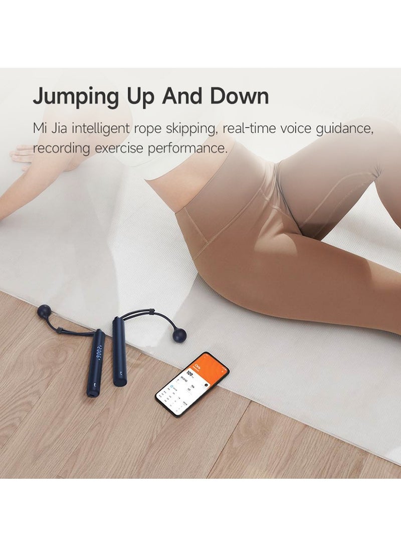 Xiaomi Smart Jump Rope Digital Counter With Apps Control for Sport Fitness Exercise 3 Meter Cable-Dark Blue 3meter - Image 5