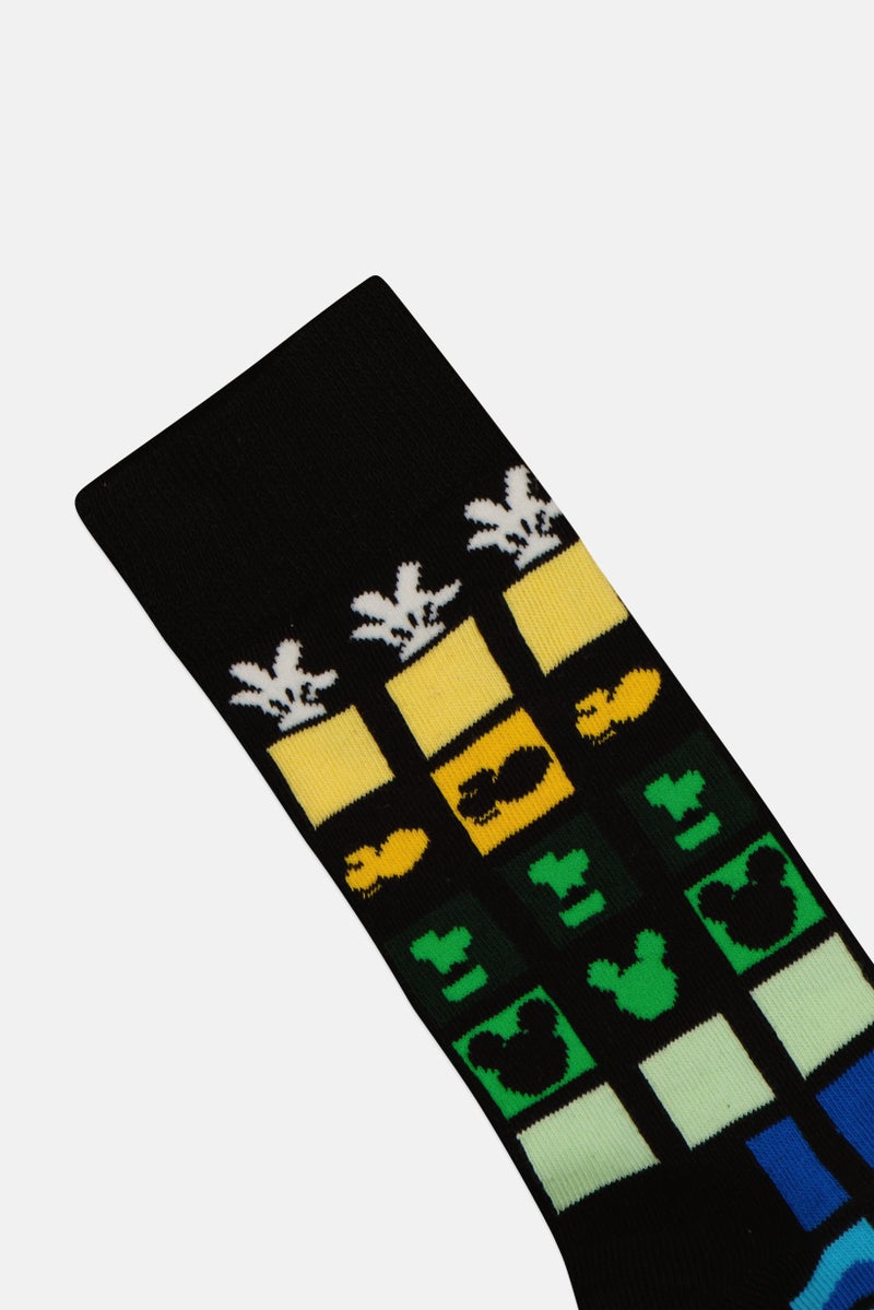 Happy Socks x Disney Men 1 Pair Allover Print Long Socks, Multicolor - Image 2