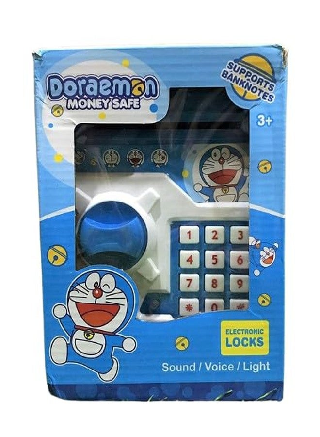 Space Enterprises Doraemon Money Safe Kids Piggy Savings Bank with Electronic Lock - Image 3