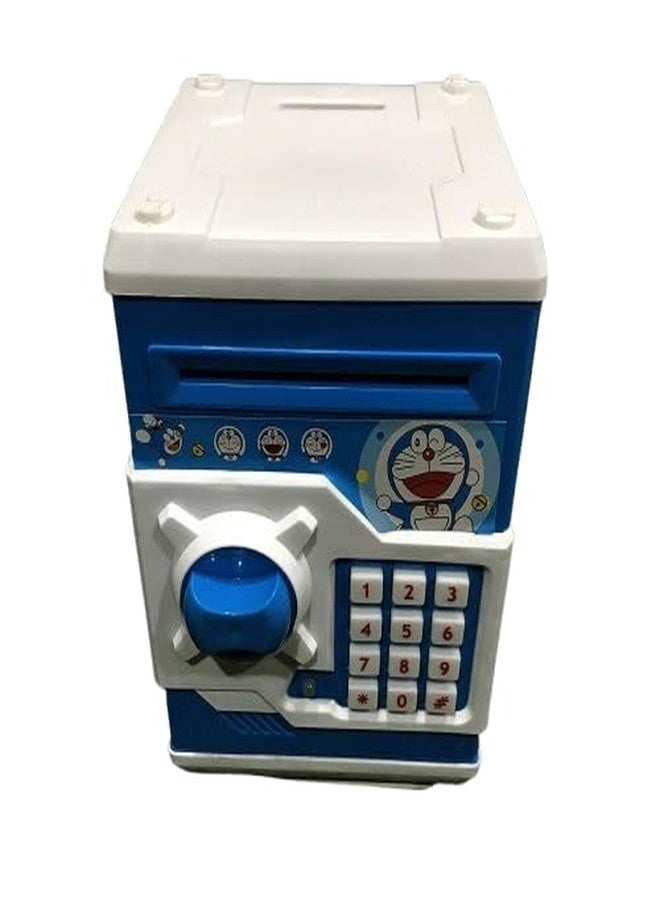 Space Enterprises Doraemon Money Safe Kids Piggy Savings Bank with Electronic Lock - Image 2