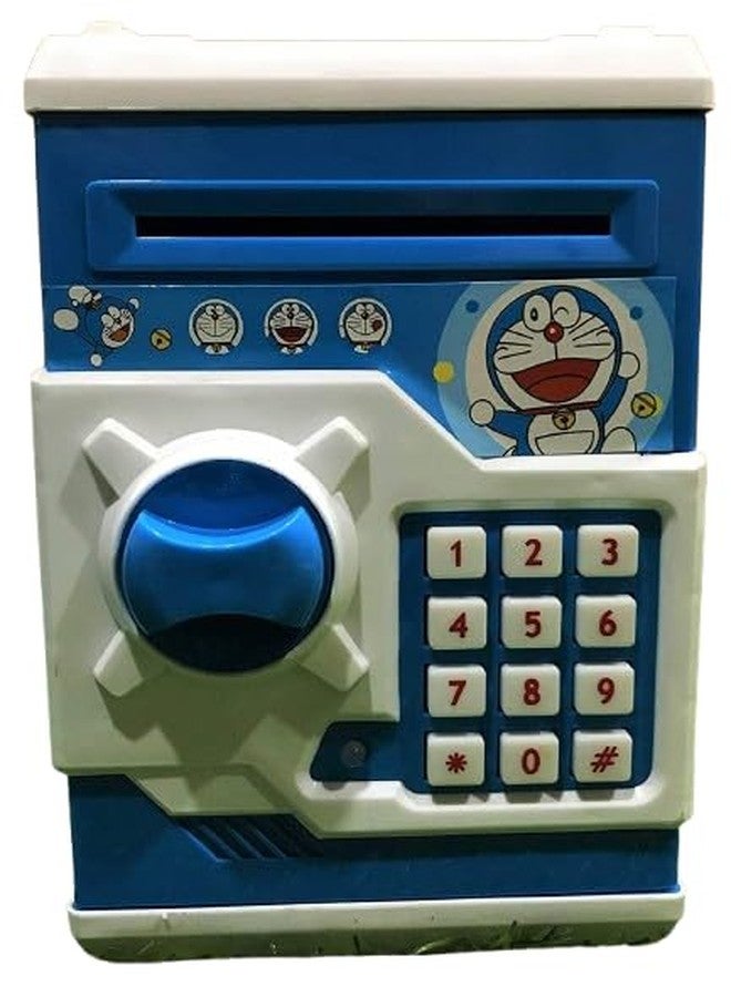 Space Enterprises Doraemon Money Safe Kids Piggy Savings Bank with Electronic Lock - Image 1