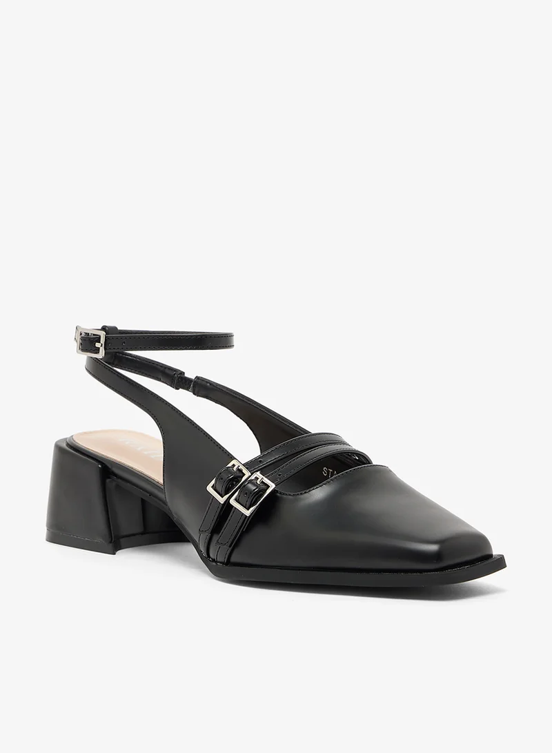 RAID Stacie Ankle Strap Pumps