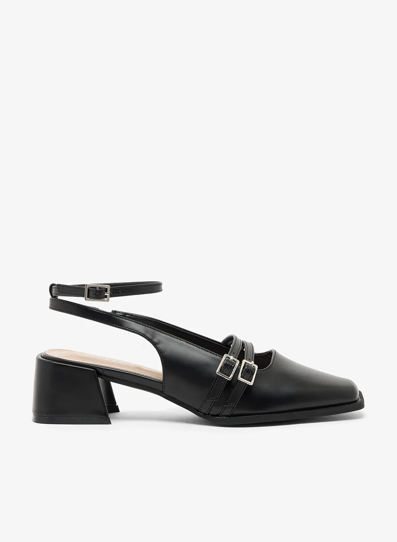 RAID Stacie Ankle Strap Pumps