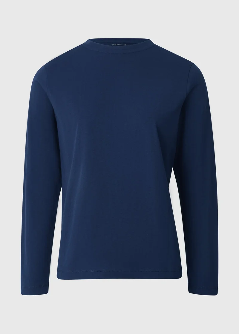 ماتلان Blue Regular Fit Long Sleeve Top