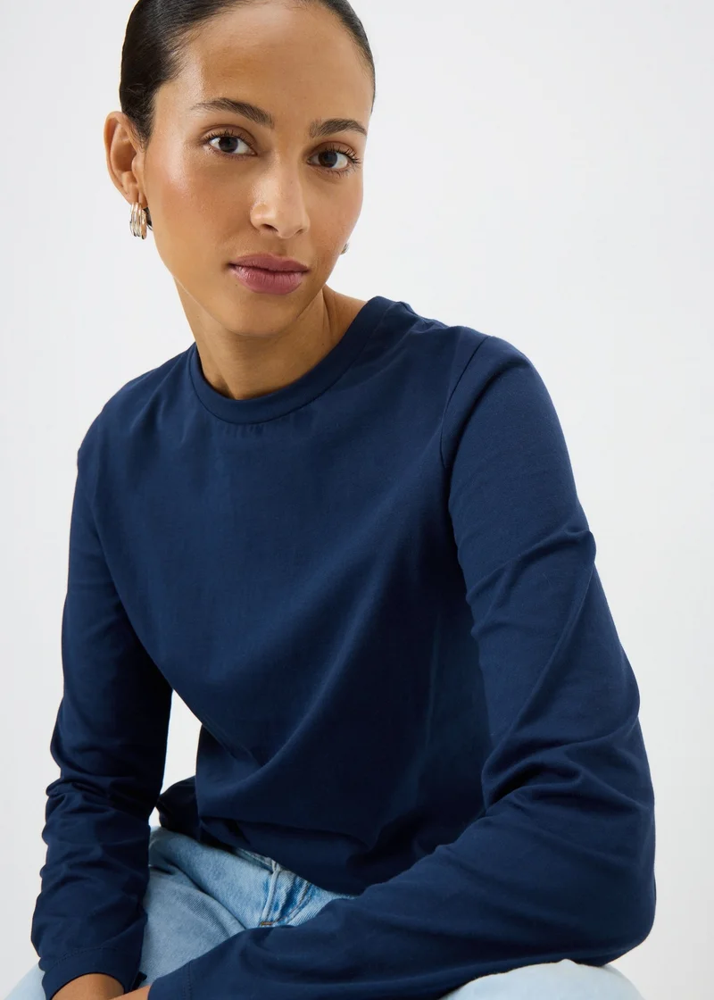 ماتلان Blue Regular Fit Long Sleeve Top