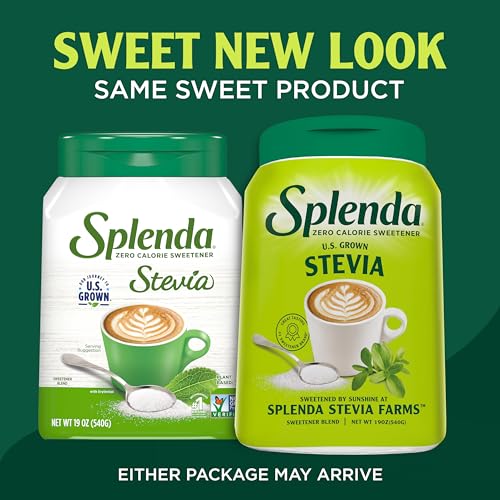 SPLENDA Stevia Zero Calorie Sweetener, Plant Based Sugar Substitute Granulated Powder, 19 oz Jar - Image 2