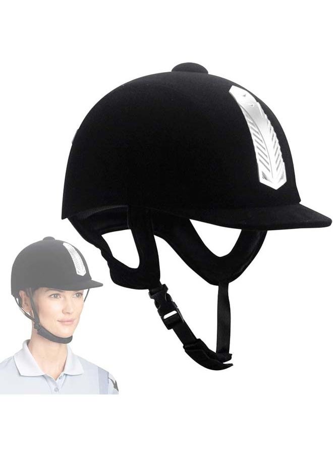 L&E Equestrian Helmet, Riding Helmet, Helmet, djustable Riding Helmet-S 54cm  - Image 1