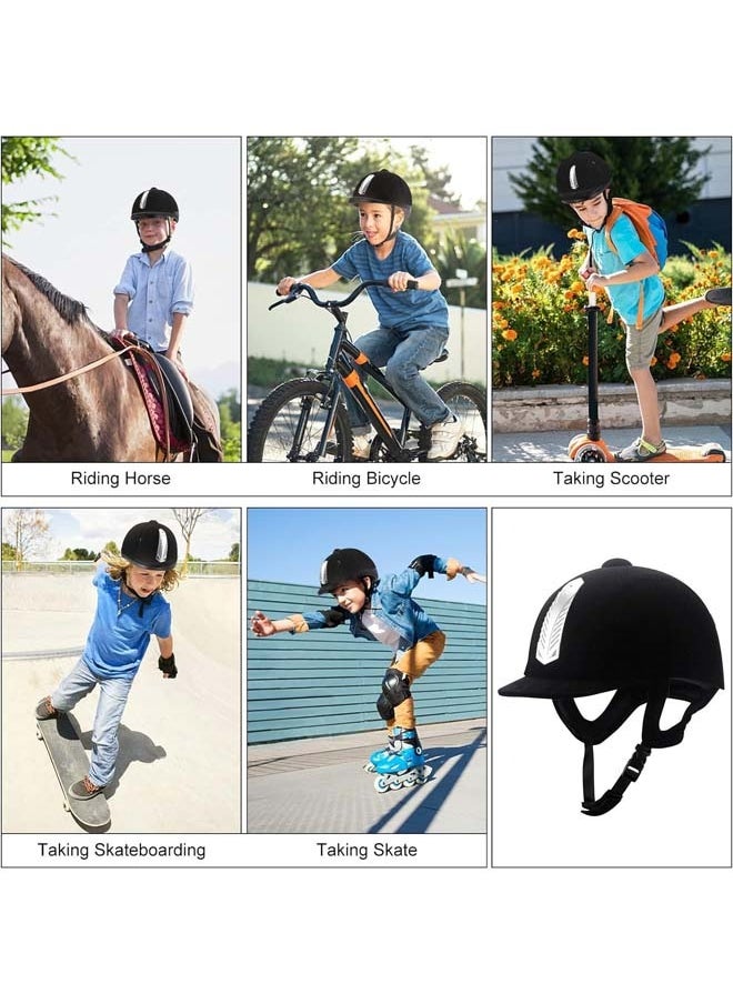L&E - Equestrian Helmet, Riding Helmet, Helmet, djustable Riding Helmet-S 54cm - Image 1