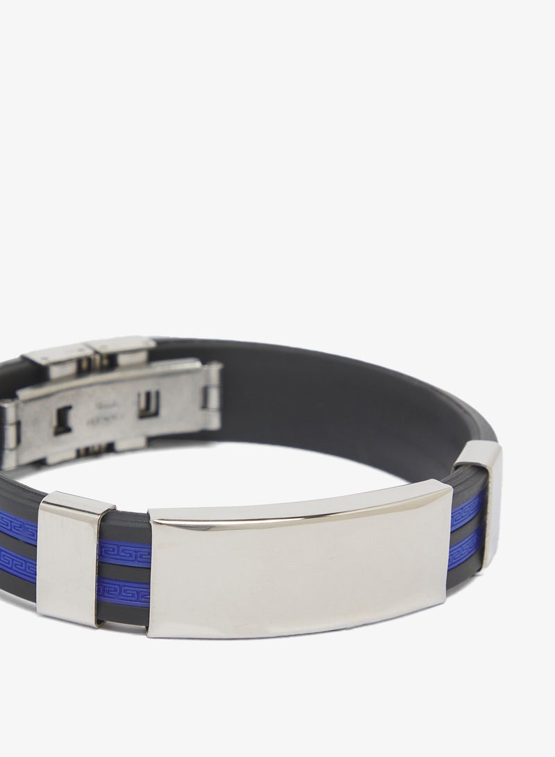 Seventy Five Silicone and Stainless Steel Bracelet - Image 3