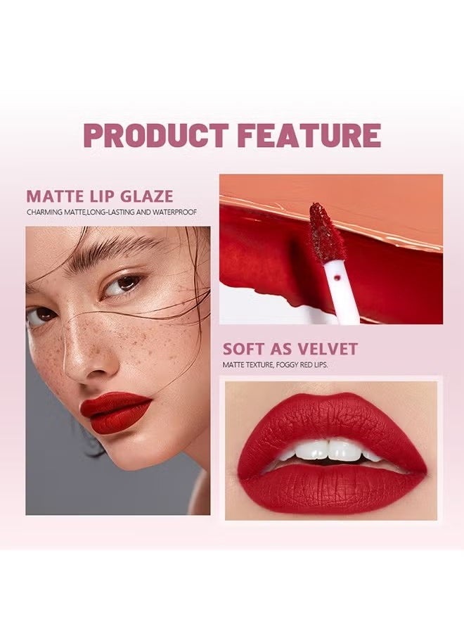 CmaaDu - Liquid Matte Lipstick ,Has A Refreshing Texture, Easy To Color, Does Not Touch The Cup,Has A Long-Lasting Moisturizing Effect, With A Matte And Lip Filling Effect(#13) - Image 1