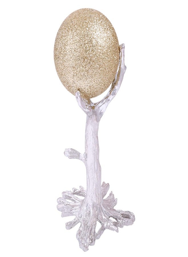 beinkmake Crystal Ball Display Stands Metal Tree Branches Rock Display Holder Sliver Crystal Sphere Base Ideal for Abalone Shell Gemstone Balls Mineral Geode Home Decor 1.97-2.36 inch - Image 1