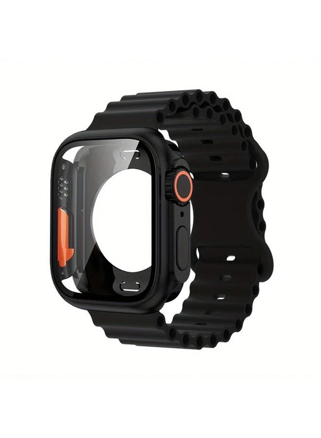 2pcs Starlight Strap Case For Apple Watch Series 7 8 9 41mm With Screen Protector - Image 5