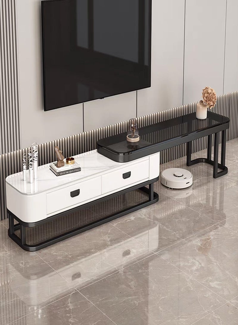 غرانفين خزانة تلفزيون من الزجاج المقسّى لغرفة المعيشة المنزلية - Image 1