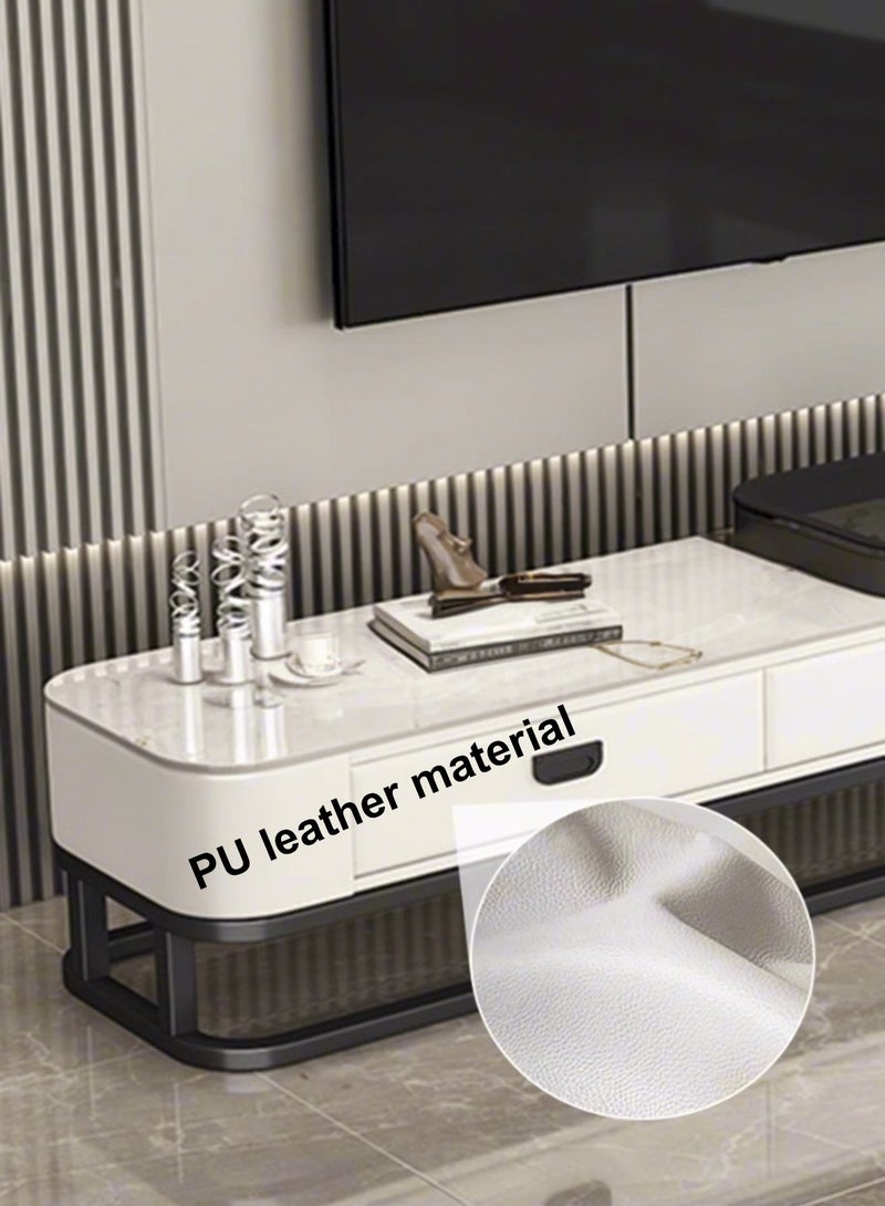 غرانفين خزانة تلفزيون من الزجاج المقسّى لغرفة المعيشة المنزلية - Image 3