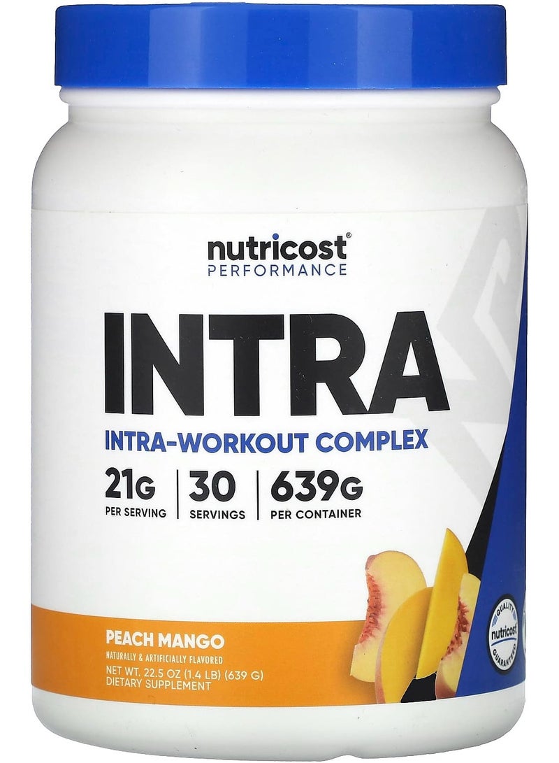 Nutricost Performance, Intra-Workout Complex, Peach Mango, 1.4 lb (639 g)