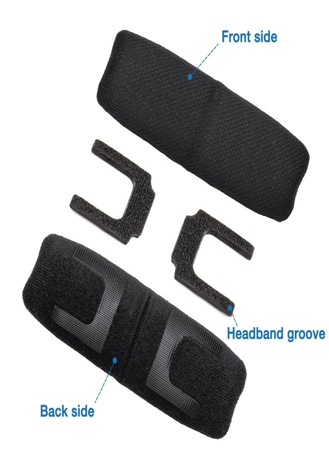 Voarmaks A20 Upgrade Headband Cushion Pad + 4 Pack Foam Mic Cover Compatible with Bose A20 Aviation Headset, Headband Pad with Memory Foam + 4 Microphone Windscreens & 4 O-Rings (Refresh Kit) - Image 2