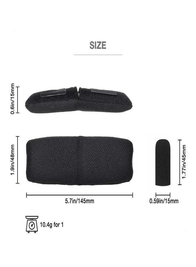 Voarmaks A20 Upgrade Headband Cushion Pad + 4 Pack Foam Mic Cover Compatible with Bose A20 Aviation Headset, Headband Pad with Memory Foam + 4 Microphone Windscreens & 4 O-Rings (Refresh Kit) - Image 5