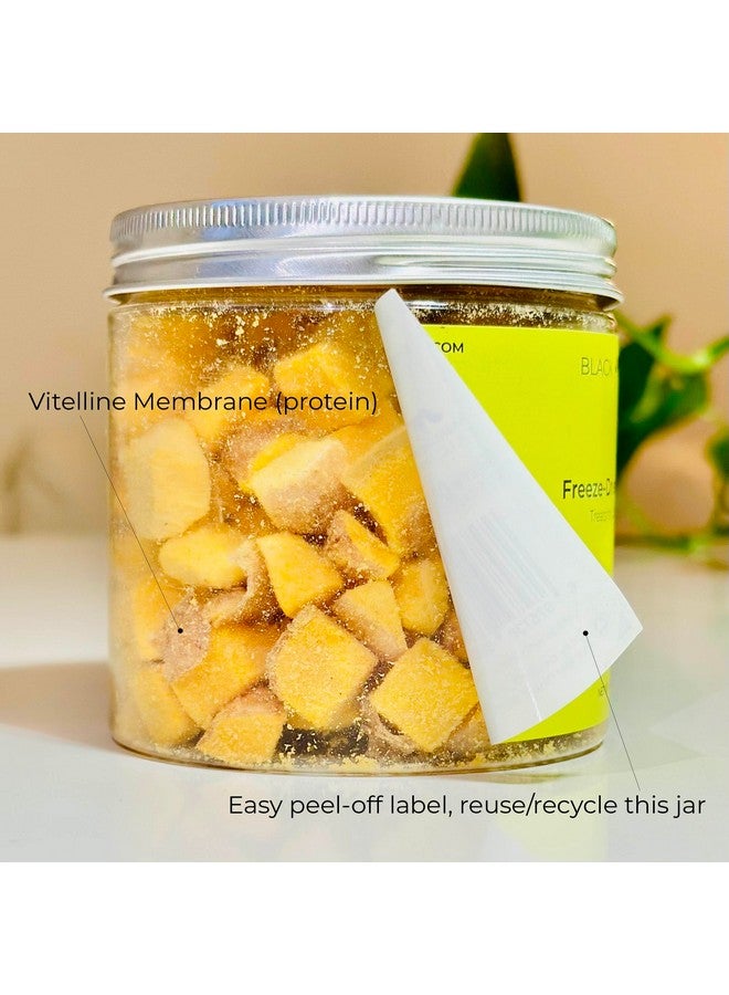 Black Fox FreezeDried Egg Yolk Dog Treats | Topper | Cat Treats | 4Oz Single Ingredient, Raw, Healthy, All Natural, Human Grade, Recyclable Packaging - Image 2
