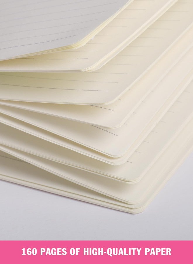 DOODLE A5 Ruled Notebook Diary | Soft Ring Spiral Wiro for Comfortable Writing | 160 Pages, 80 GSM | Perfect for School, College & Office Use - Soft Blooms - Image 4