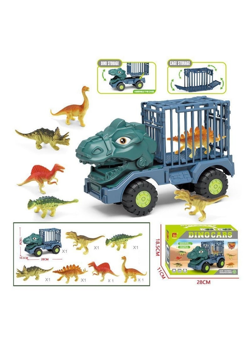Dinosaur Toys for Kids 3-5,Toy Trucks for Boys,Large Dinosaur Carrier Truck
