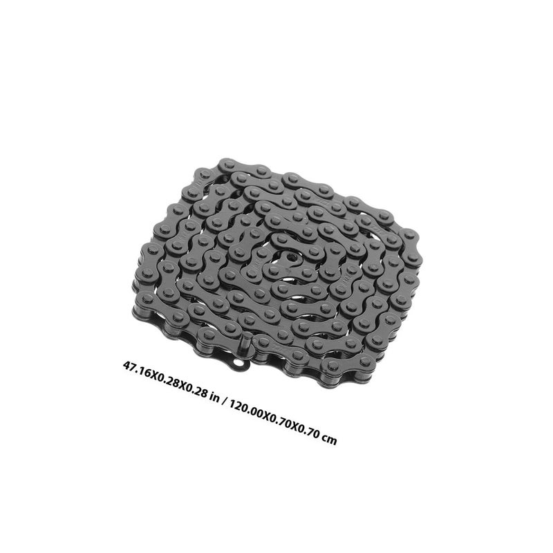 Single Speed Bicycle Chain Black Replacement for Racing and Commuting Cycling Accessory - Image 3