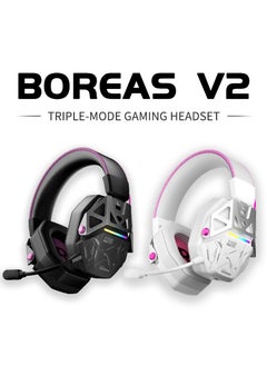 ZIDLI ZIDLI BOREAS V2 Wireless Gaming Headset - 50mm Drivers, 2.4G/Bluetooth, Compatible with PC, PS4, PS5, Xbox  - Image 1