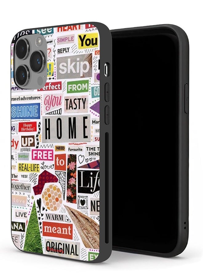 Tolwak Apple iPhone 14 Pro Protective Case Meant Original Stickers - Image 1