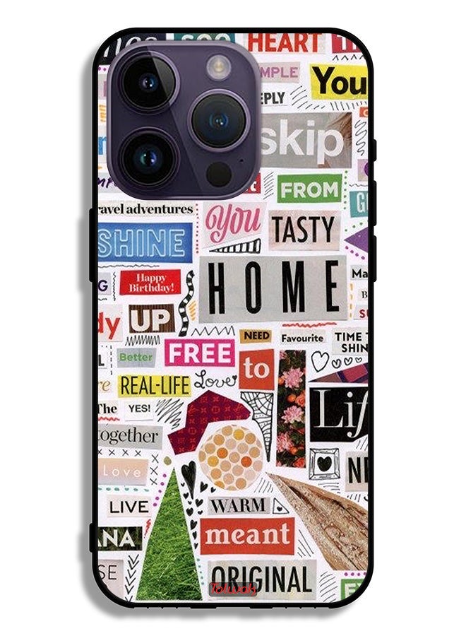 Tolwak Apple iPhone 14 Pro Protective Case Meant Original Stickers - Image 2