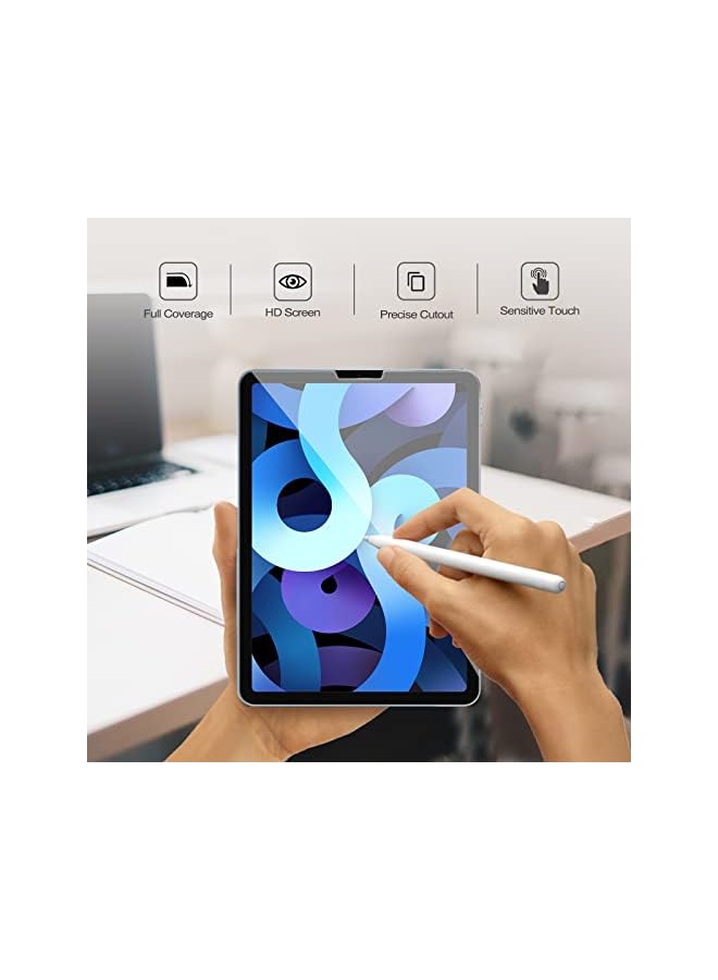 Procases iPad Air 5th Generation 2022 Case, iPad Air 4 10.9 Inch 2020 Case with Tempered Glass Screen Protector, Slim Stand Hard Shell Protective Smart Cover for 10.9” iPad Air 5 Air 4 -Navy - Image 4