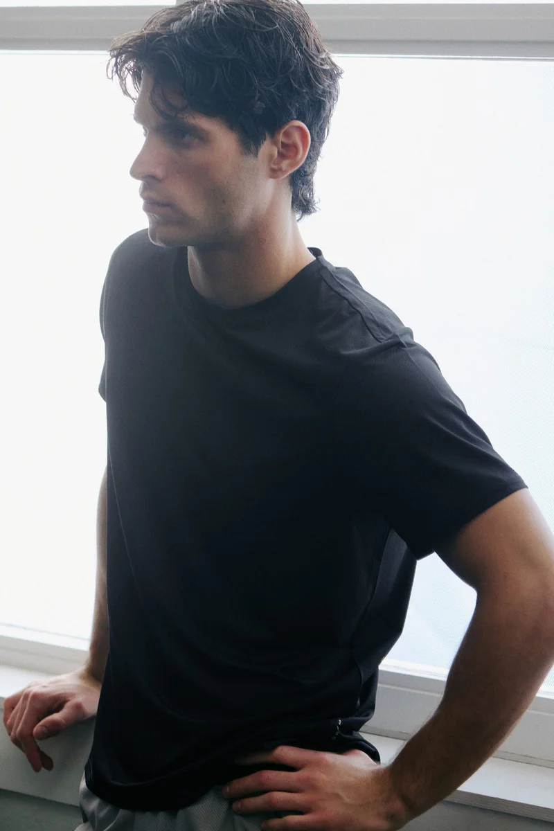 H&M  Mesh sports T-shirt with DryMove™ for Men | Best Price UAE