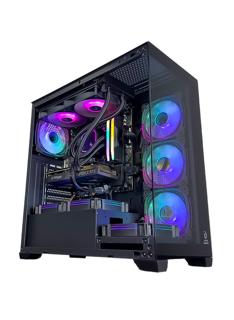 Game Sekret - ThunderBolt Gaming PC - Intel Core i5-12400F Processor | NVIDIA RTX 4060 8GB GPU | 32GB DDR4 RAM | 2TB M.2 NVMe SSD | 240mm Liquid Cooler | WiFi Ready | Windows 11 Pro | Game Sekret Desktop Computer Tower - Image 1