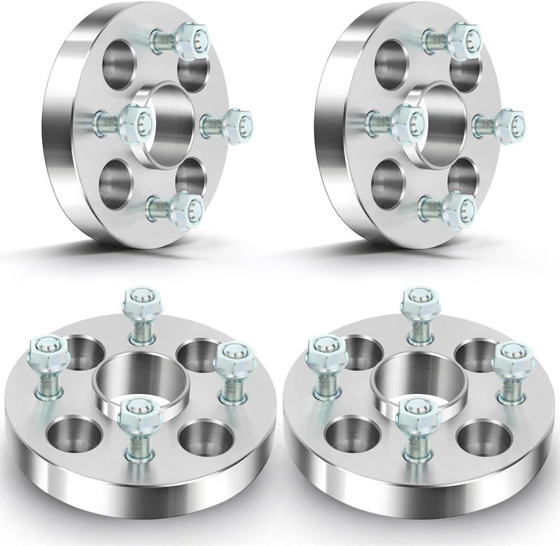 ECCPP 4pcs 4x100 Hub Centric Wheel Spacers Adapters 1 Inch for Toyota and Mazda - Image 1