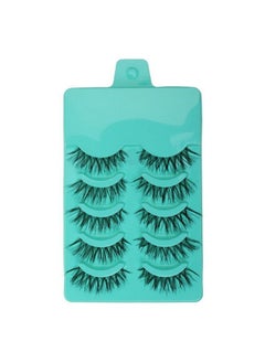 Beauty Makeup Handmade Messy Cross Style False Eyelashes (Green Mh_54012425) Pack Of 5 Pairs - pzsku/Z6C5AF3E963CC3B9869B7Z/45/_/1690019844/b263acb0-4942-4a6a-a816-bf0ec7373276