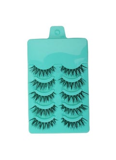 Beauty Makeup Handmade Messy Cross Style False Eyelashes (Green Mh_54012425) Pack Of 5 Pairs - pzsku/Z6C5AF3E963CC3B9869B7Z/45/_/1690019852/00a55271-b110-4903-8a5c-357f89c1364c