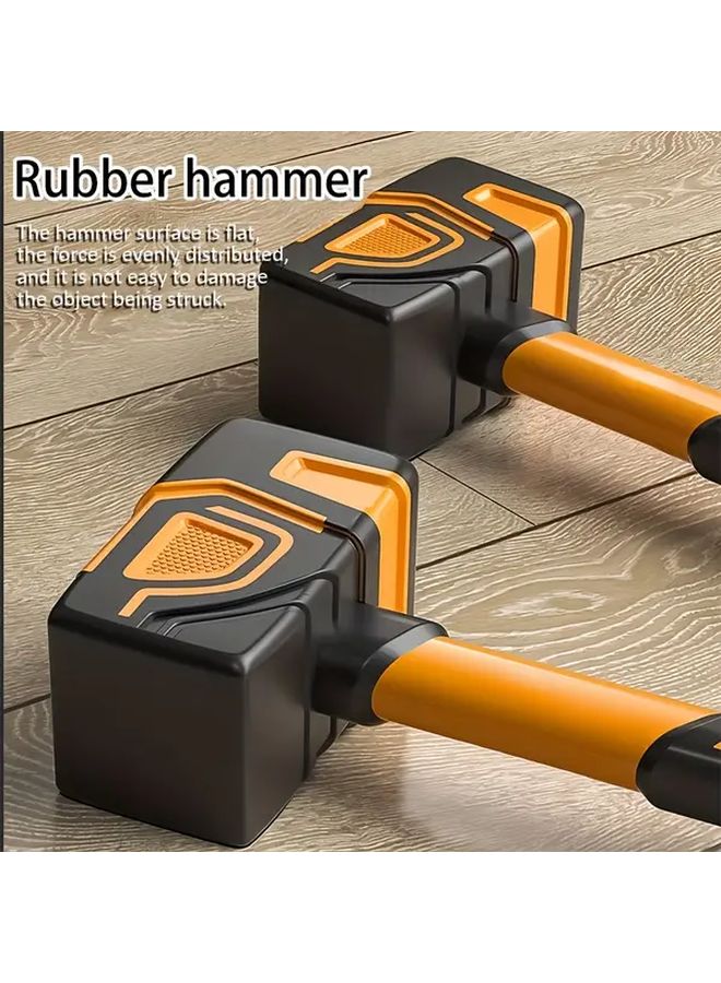 Small Rubber Hammer For Flooring Tiling And Wood Fixing With Ergonomic Handle - Image 3